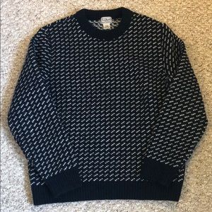 LL Bean Norwegian Birdseye Sweater